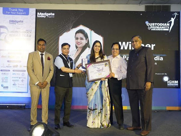 Dr. Payal Kanodia Honoured with 'Custodian of Humanity Award 2025' for Outstanding Contributions to Social Impact and Healthcare