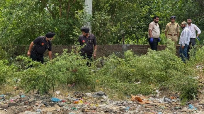 Investigation underway after an explosion took place near Majitha Road, in Amritsar on 27 May 2025. | PTI