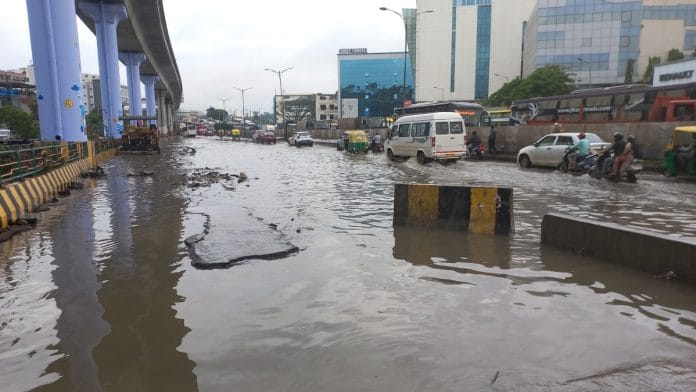 Waterlogging in Bengaluru, Monday | Sharan Poovanna | ThePrint