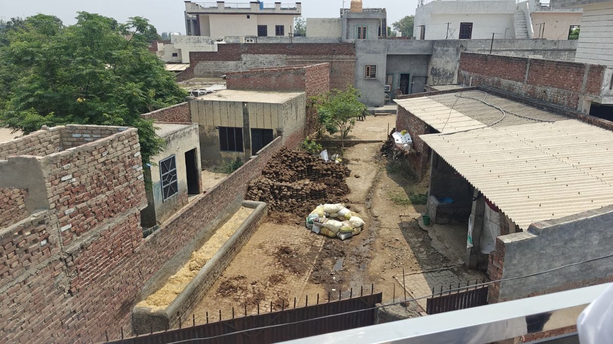 A portion of suspected drones fired by Pakistan landed at the house of one Jagbir Singh Jagga, at village Wadala Bhittewad, Amritsar