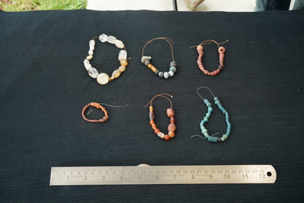 Beads collected by archaeologist Phanikant Mishra in Sundarbans | By special arrangement