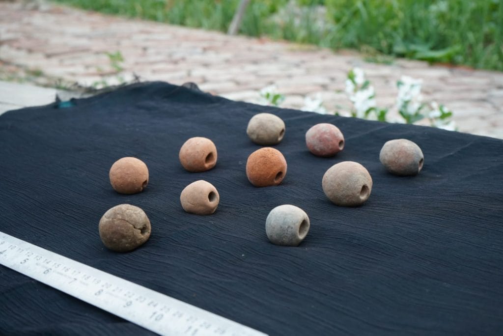 Mishra said cord-impressed pottery, cattle skull, barrel-shaped beads, iron slag, pestles, and a ritualistic stone tablet are among the artefacts that were never identified by a subject matter expert before | By special arrangement