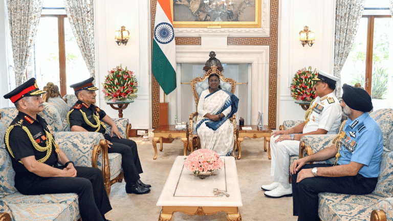 President awards 1st set of Sarvottam Yudh Seva medals since Kargil, 7 honoured for leading Op Sindoor