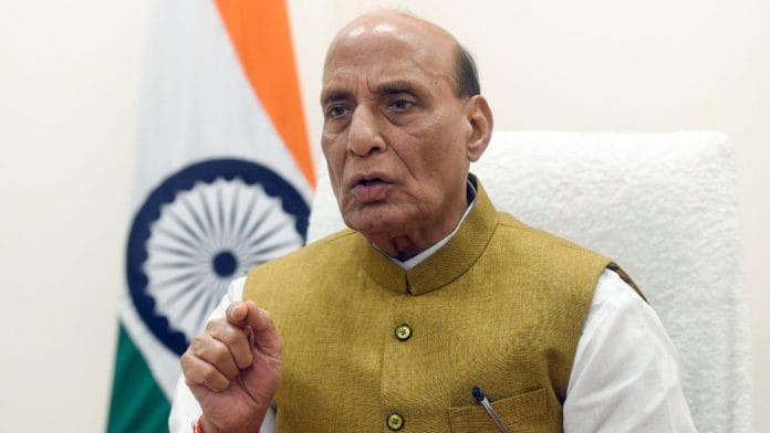 File photo of Defence Minister Rajnath Singh | ANI/Amit Sharma