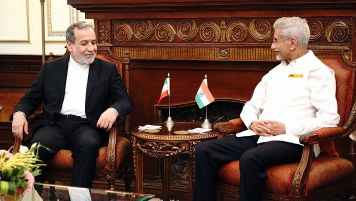 External Affairs Minister S. Jaishankar with his Iranian counterpart Seyed Abbas Araghchi. | X