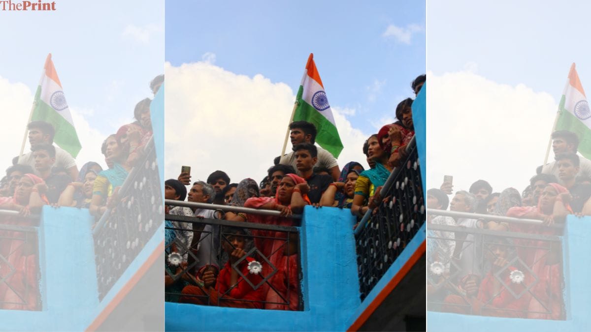 Villagers collect in Sharma's house ahead of his funeral. | Manisha Mondal | ThePrint
