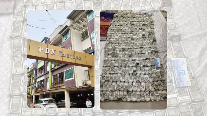 Currency notes seized by Odisha vigilance dept during raids | X @OdishaVigilance