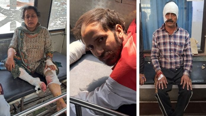 Survivors of shelling in Poonch district receiving treatment | Photos: Special arrangement