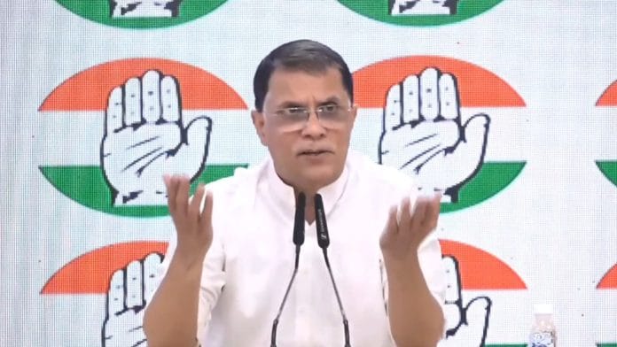 Congress's Pawan Khera addressing the media in New Delhi on 27 May, 2025 | X @Pawankhera