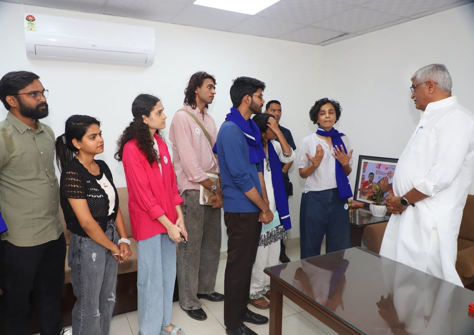 The Right to Read campaigners meet Union Culture Minister Gajendra Singh Shekhawat | By Special Arrangement | ThePrint