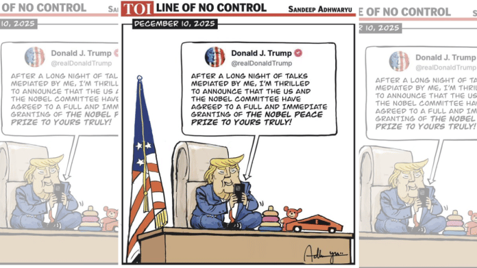 Sandeep Adhwaryu for the Times of India | @CartoonistSan