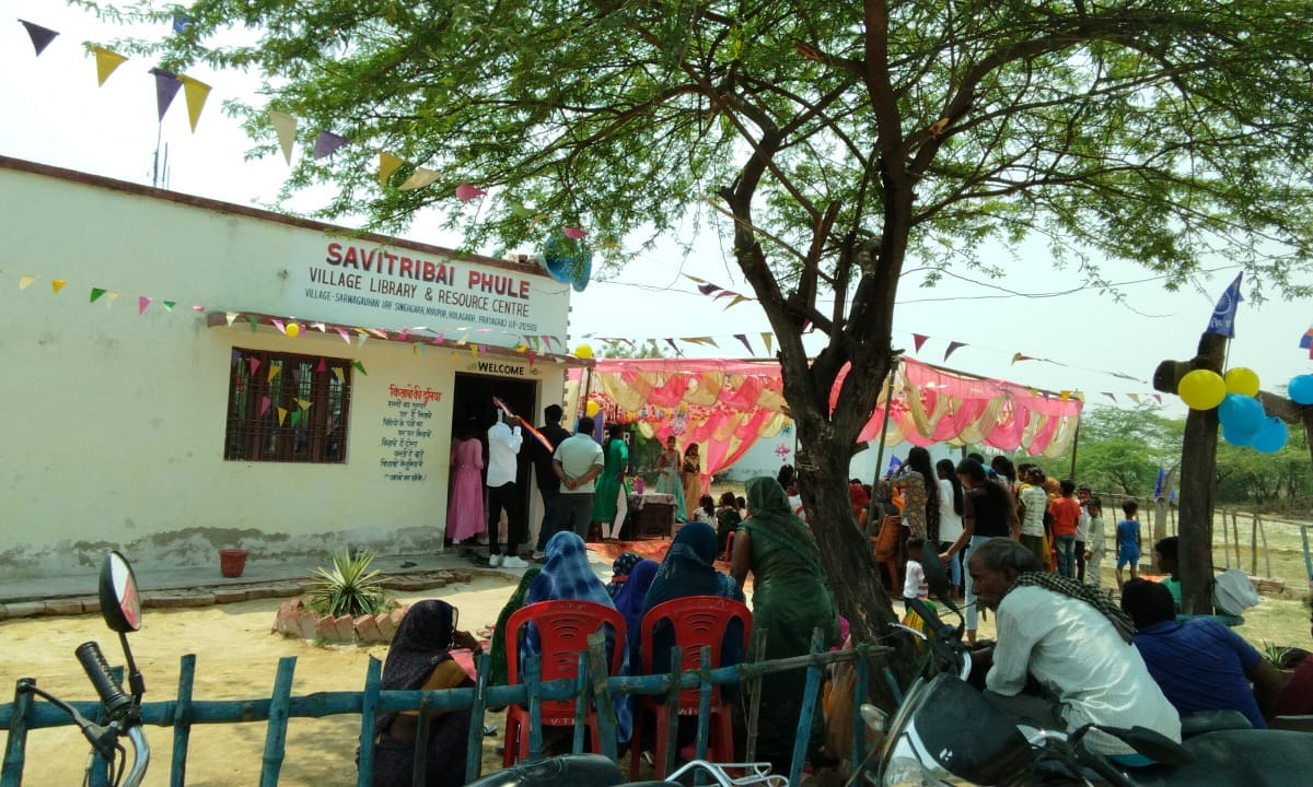 The Savitribai Phule Village Library and Resources Centre in the Sarwagauhan Urfsinghgarh village in Allahabad district, UP | By Special Arrangement | ThePrint