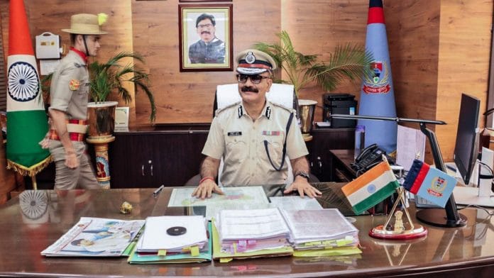 Senior Indian Police Service (IPS) officer Anurag Gupta when he took additional charge of Director General of Police (DGP) of Jharkhand, in Ranchi, in July 2024. | ANI