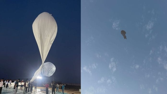 The Defence Research and Development Organisation (DRDO) on 3 May, 2025 conducted the maiden flight trial of its Stratospheric Airship Platform from the Sheopur test facility in Madhya Pradesh | Ministry of Defence