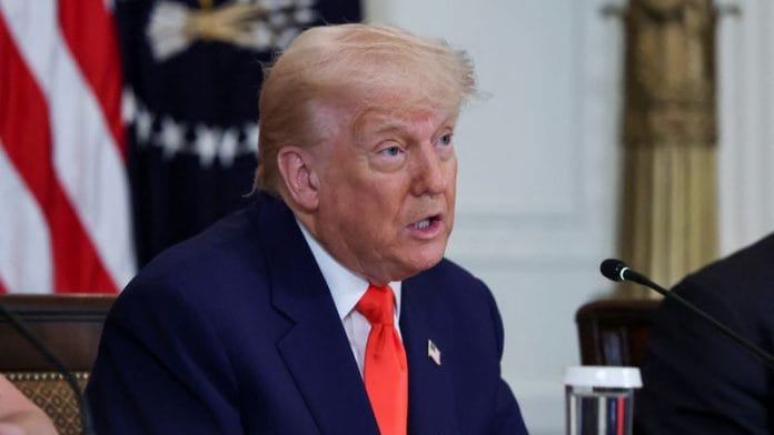 U.S. President Donald Trump in the East Room of the White House in Washington, D.C., U.S., on 22 May 2025. | File Photo | Evelyn Hockstein | Reuters