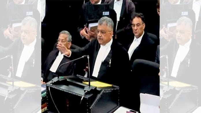 File photo of Solicitor General Tushar Mehta | YouTube @Supreme Court of India