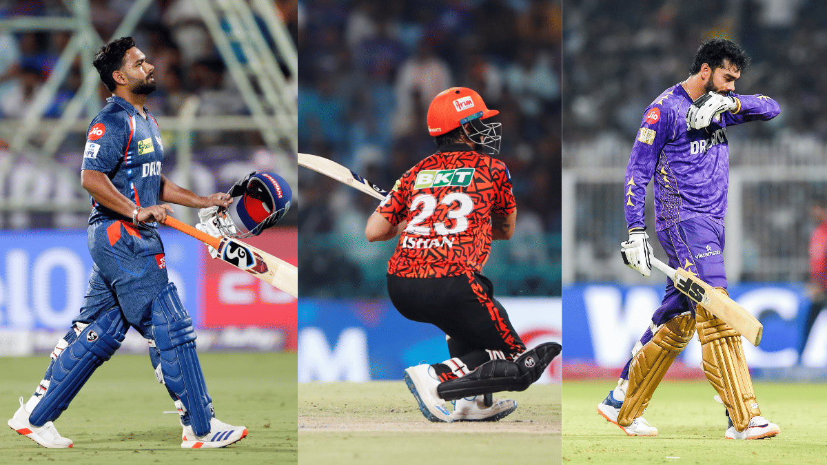 Rishabh Pant, Ishan Kishan and Venkatesh Iyer have had a poor season with the bat. | Photo: ANI