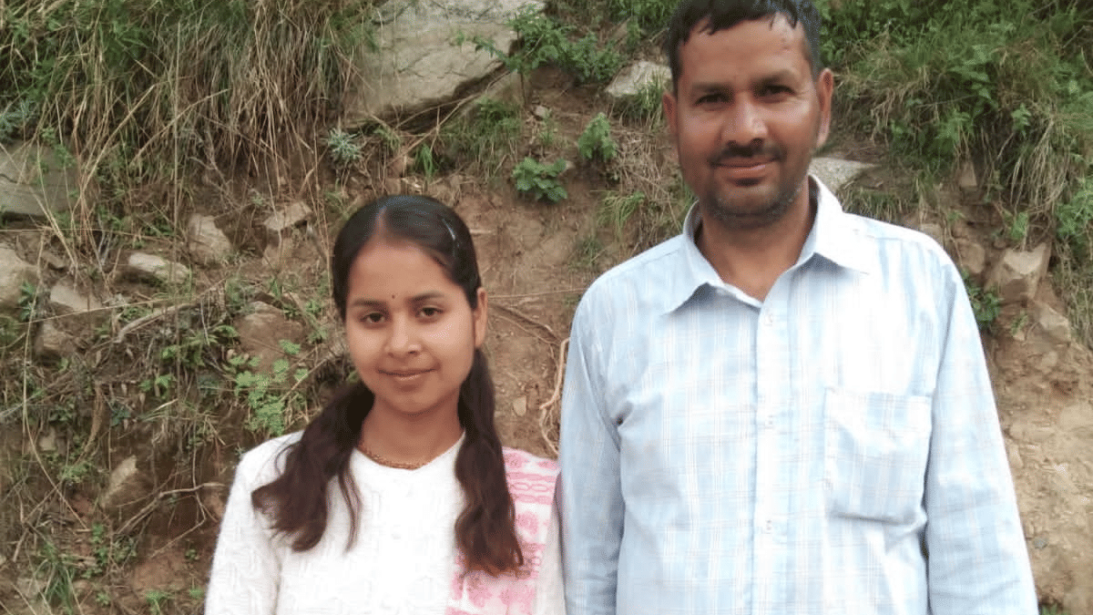 Babli with her father Mani Ram | By special arrangement