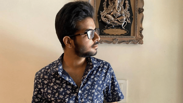 File photo of MBBS aspirant Kabir Paharia at his home in Delhi's Shalimar Bagh | Khadija Khan | ThePrint