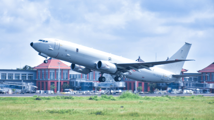 File photo of Indian Navy's long range maritime surveillance P-8I aircraft | PIB