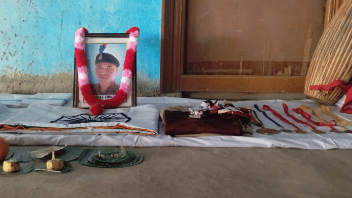 Constable Deepak Chingakham had joined the BSF in 2021 and was posted in Jammu from 2022. Back in Manipur's Yambem Mathak Leikai village, Deepak Chingakham's family members remember him as a joyful soul | By Special Arrangement