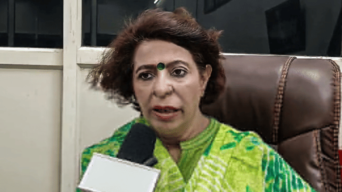 File photo of Haryana State Commission for Women chairperson Renu Bhatia | X