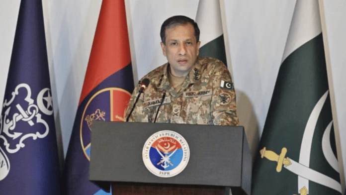 File photo of ISPR Director General Lieutenant General Ahmed Sharif Chaudhry | X