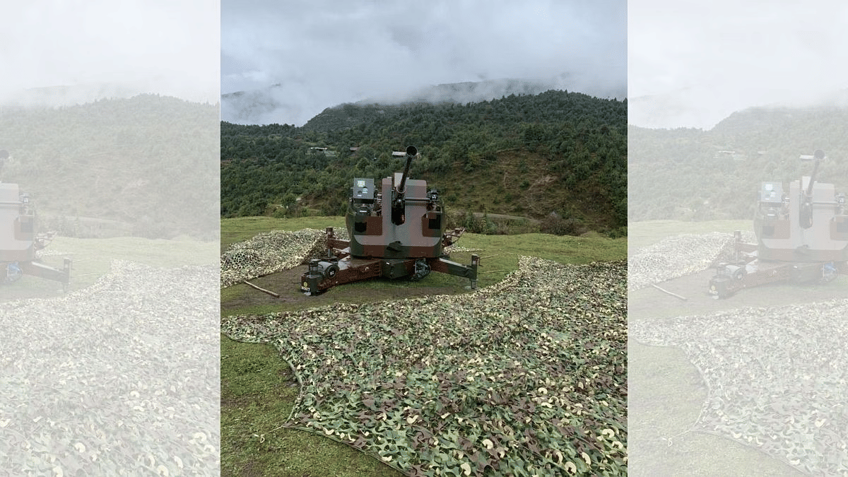 File photo of upgraded L-70 air defence gun | Snehesh Alex Philip | ThePrint