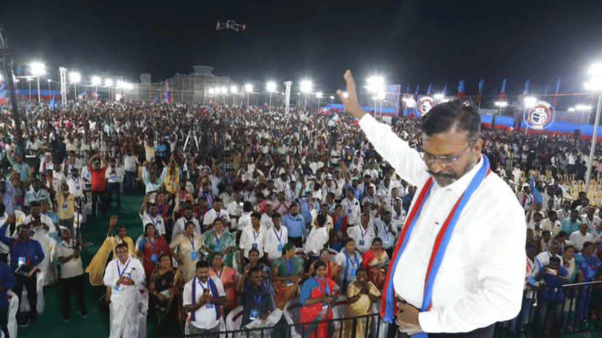 VCK celebrated earning state party status with a conference in Chidambaram on 5 May. | Special Arrangement 