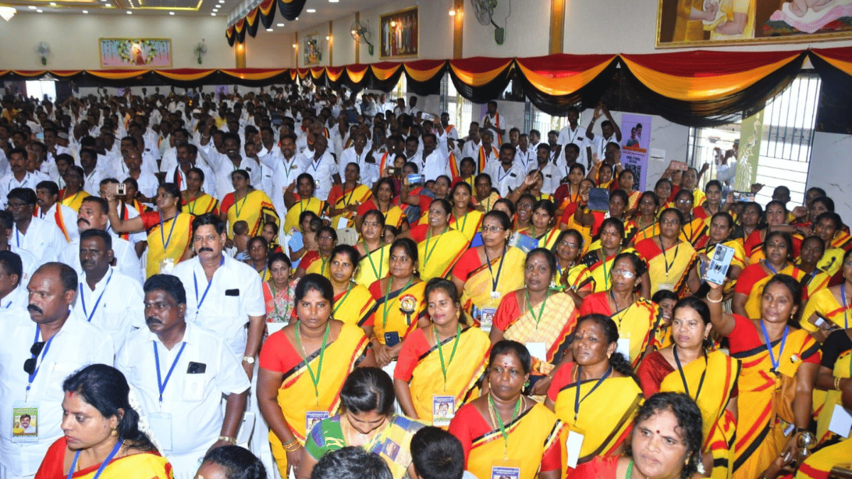 DMDK convened general body meeting in Dharmapuri recently. Party plans a statewide tour for its base consolidation. | Special Arrangement 