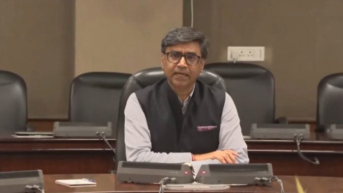 Foreign Secretary Vikram Misri briefing the press in New Delhi, Saturday | YouTube @MEA