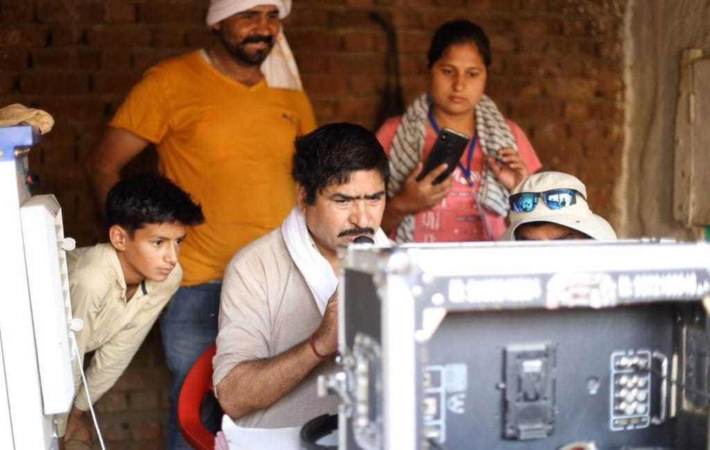 Yashpal Sharma on the set of Dada Lakhmi | By special arrangement 