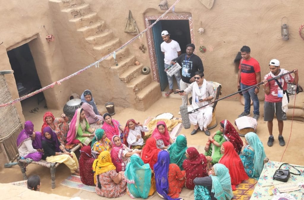 Yashpal Sharma on the set of Dada Lakhmi | By special arrangement 