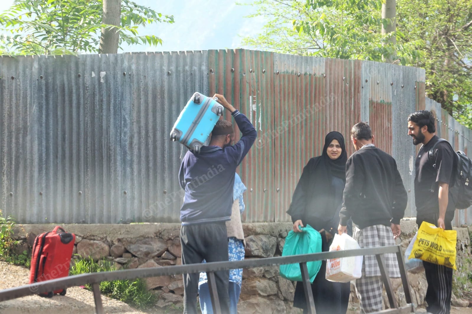 Families returning to their homes in Uri on 11 May, 2025 | Photo: Praveen Jain | ThePrint