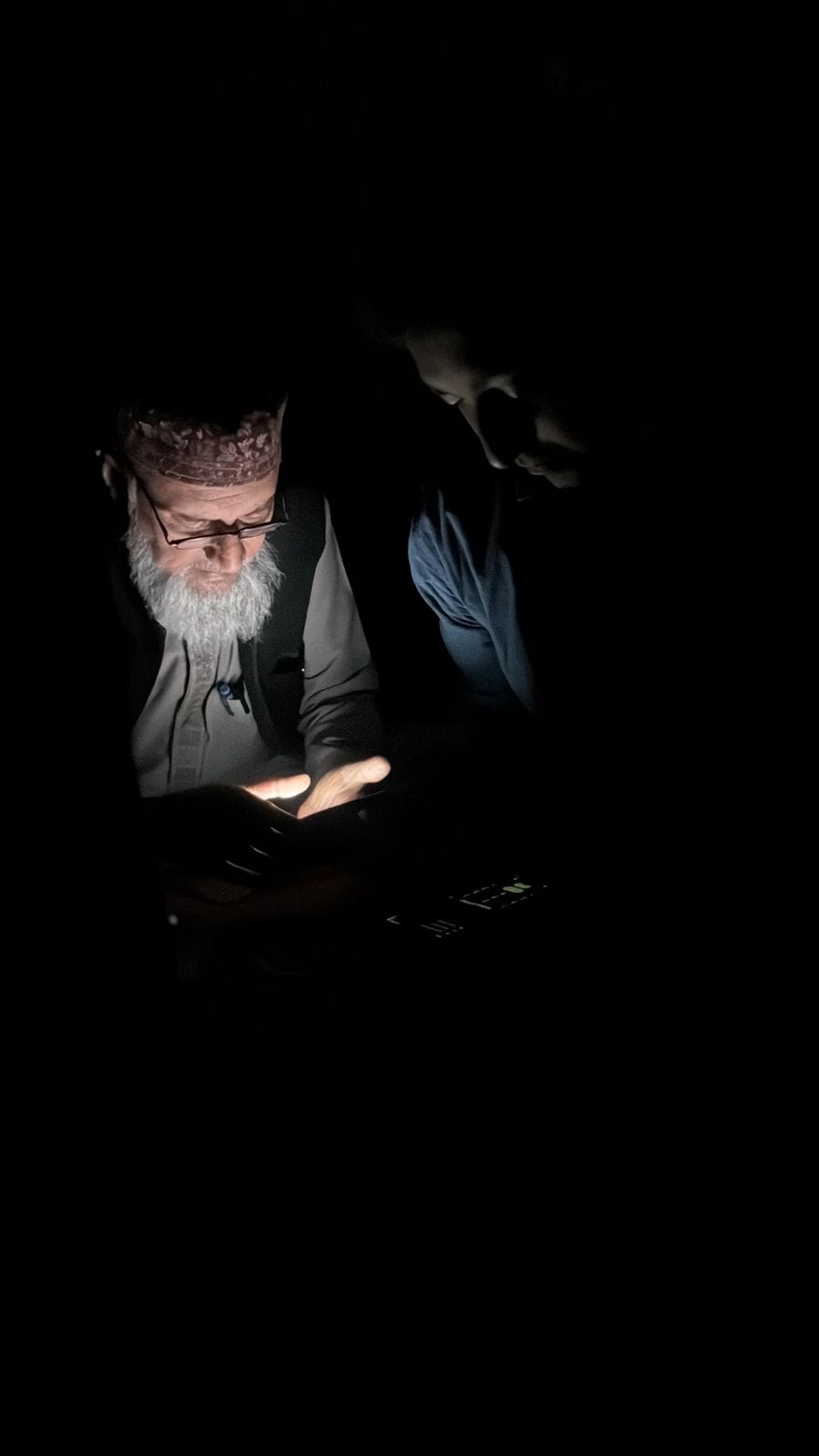 An elderly man shelters in the hotel basement | Sagrika Kissu | ThePrint