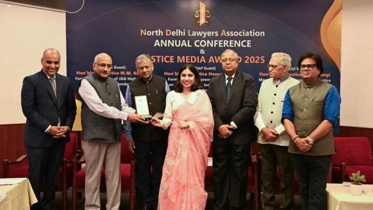 Apoorva Mandhani, a senior assistant editor at ThePrint, honoured in the Legal Anchoring category | Suraj Singh Bisht | ThePrint