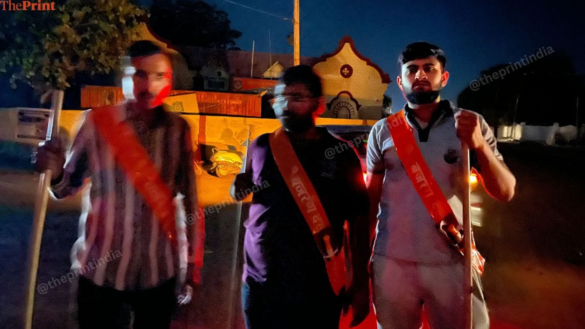 Patrolling the streets in Bhuj. | Nootan Sharma | ThePrint