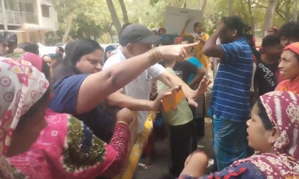 Domestic worker protest