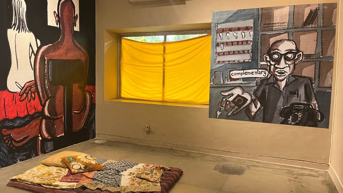 Banerjee's work portrays the life of middle class Indians