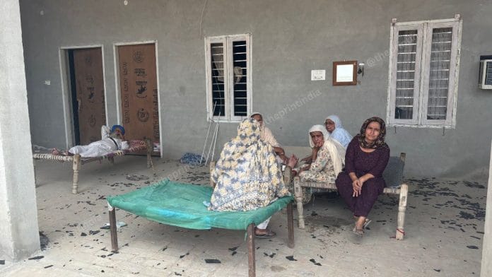 Shattered Glass in Gurjant Singh’s house in Tungwali | Photo: Bismee Taskin, ThePrint