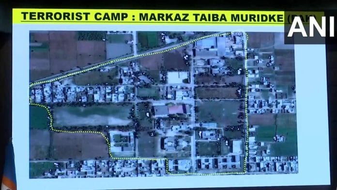 Visuals from press briefing by Col Sofiya Qureshi showing terror camps