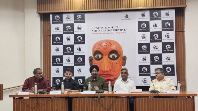 Yagati Chinna Rao, Brahma Prakash, Surinder S Jodhka, Harish S Wankhede, and Raj Sekhar Basu at the panel discussion at IIC