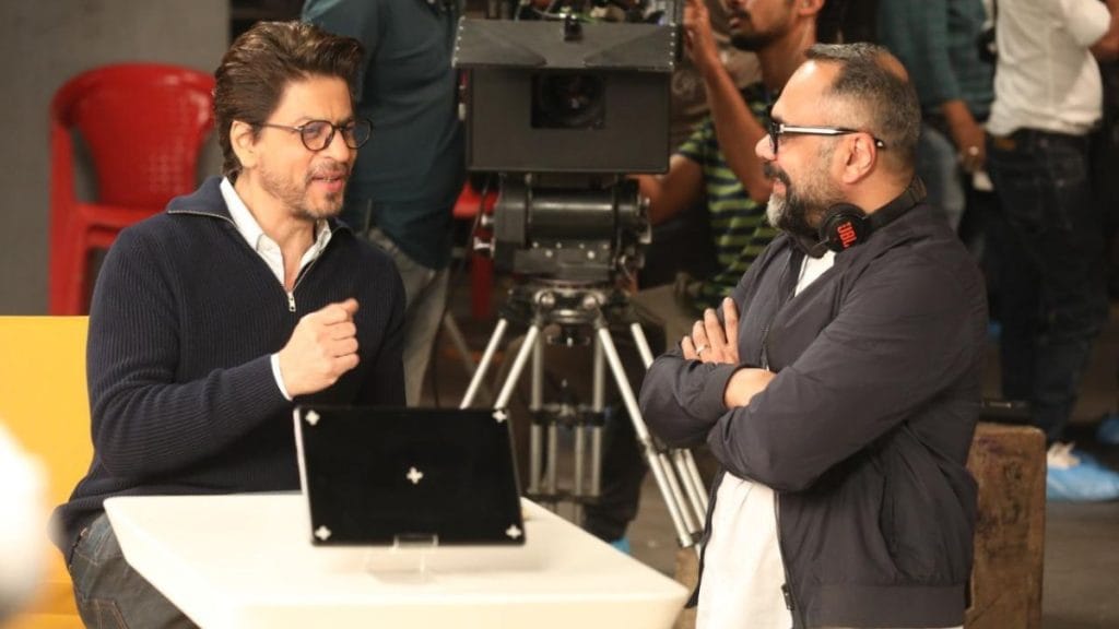 Prakash Varma with Shah Rukh Khan at an ad film shoot | By special arrangement 