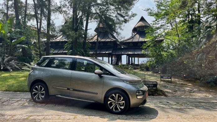 The most notorious non-button function in the MG Windsor EV is for the curtain under the panoramic roof. You use voice commands instead. | By special arrangement