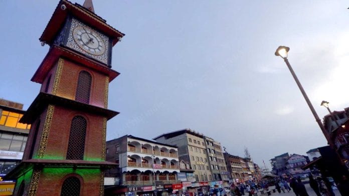 Lal Chowk in Srinagar | Representational image | Praveen Jain | ThePrint
