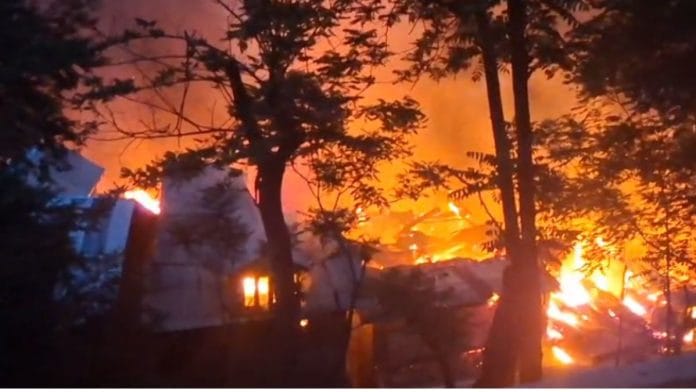 Houses on fire due to heavy shelling in Kupwara | By Special Arrangement | ThePrint