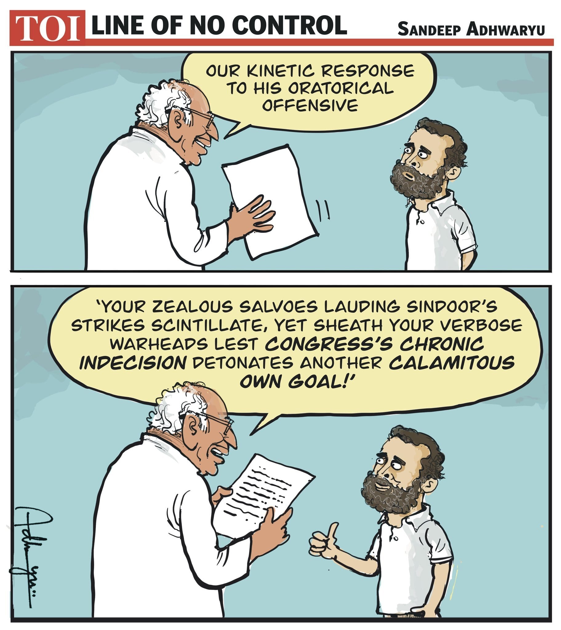 Sandeep Adhwaryu for ThePrint | X/@CartoonistSan