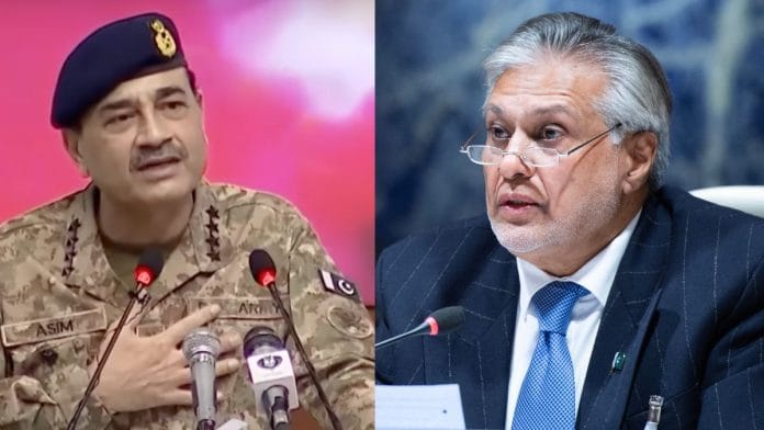 Asim Munir and Ishaq Dar | Representative image