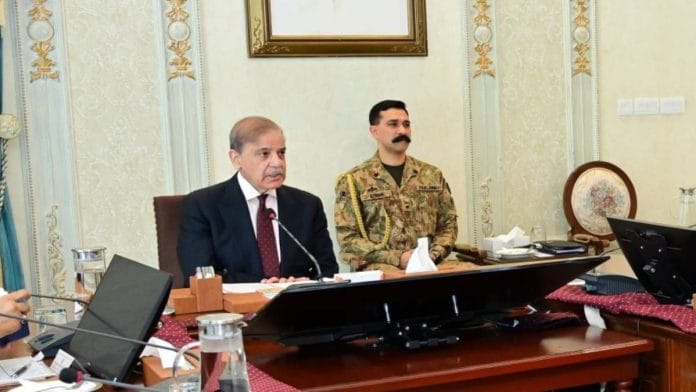 Pakistan PM Shehbaz Sharif chairs a meeting of the National Security Committee on 7 May | Photo: X, @PakPMO