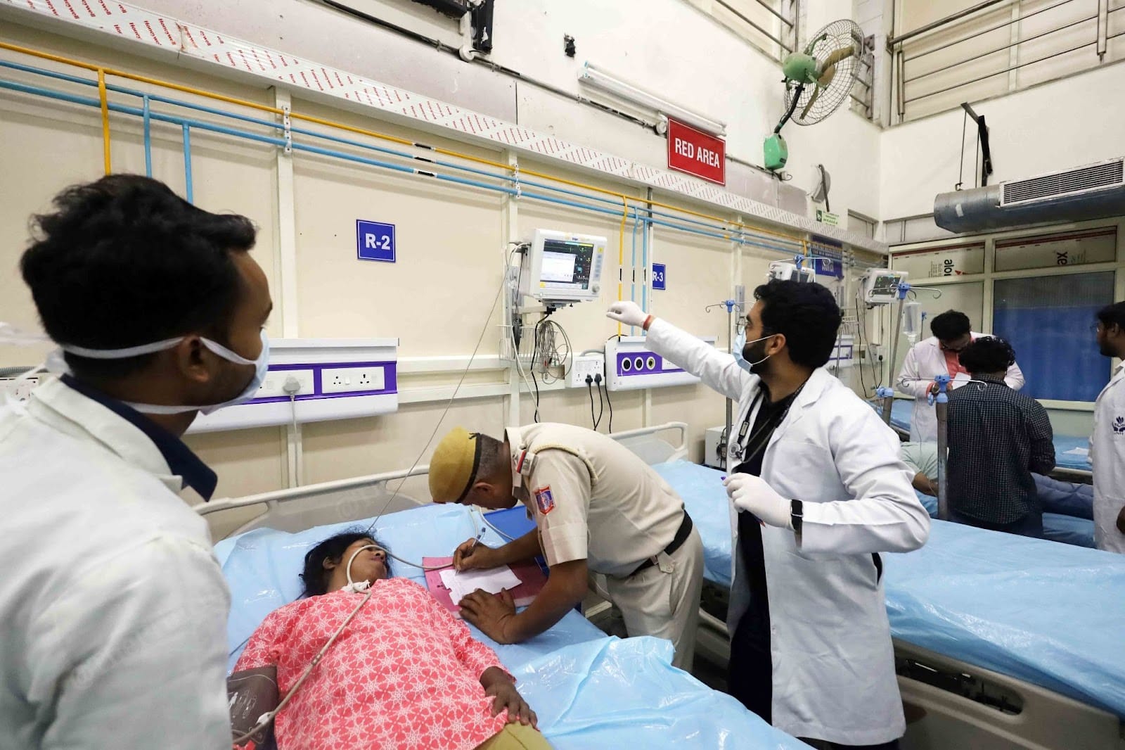 An emergency room at RML hospital | Manisha Mondal | ThePrint